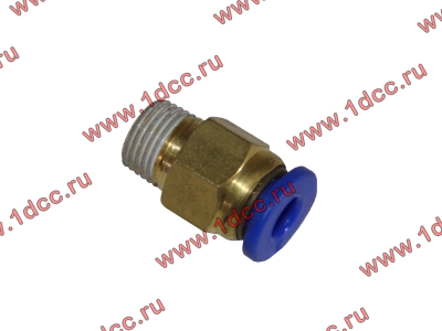 Фитинг (бронза, прямой, П конус 10) d-5 HOWO (ХОВО)  фото 1 Махачкала